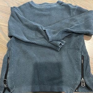 Zara waffle sweater